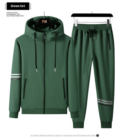 Conjunto Deportivo de Sudadera con Capucha y Pantalón en Algodón Puro para Hombre - Image 24