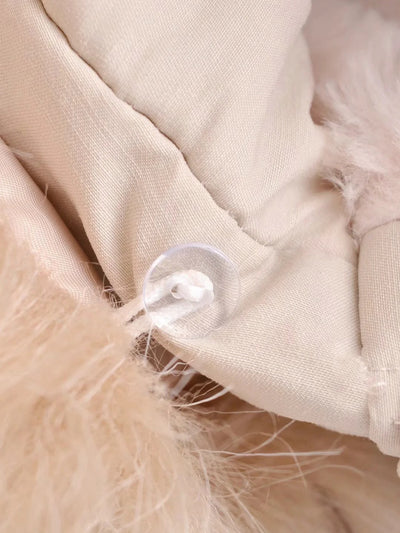 Abrigo Acolchado para Mujer con Cuello de Pelaje Grande - Image 7