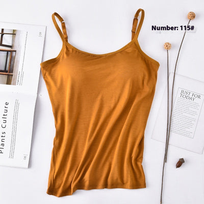 Chaleco Modal Ajustable para Mujer - Top Tubo Interior sin Sostén - Image 11