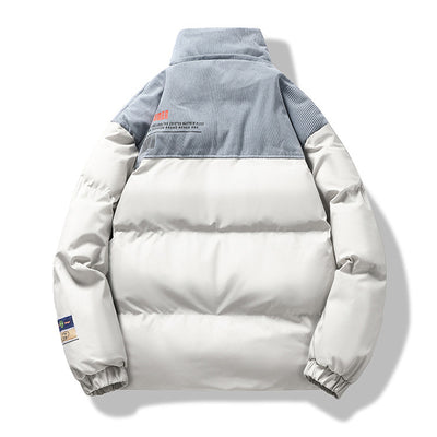 Abrigo de Invierno para Hombre Casual con Cuello Alto Acolchado en Algodón - Image 14