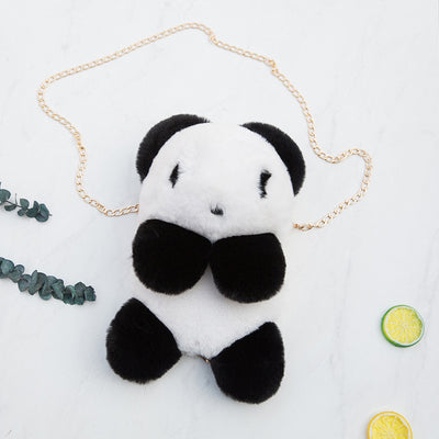 Bolso Diagonal de Peluche de Panda - Image 4