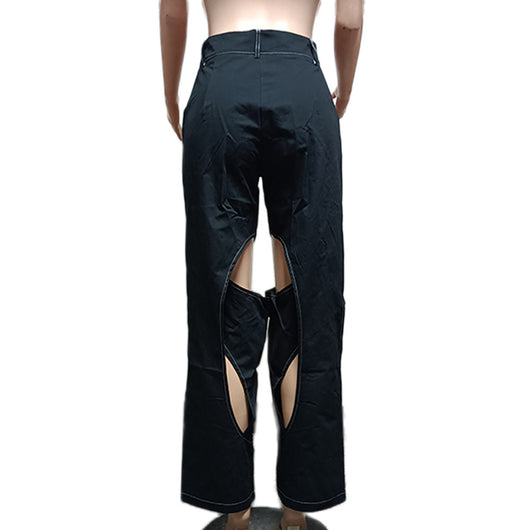 Pantalones Casuales de Algodón y Lino con Detalle Torcido - Image 21
