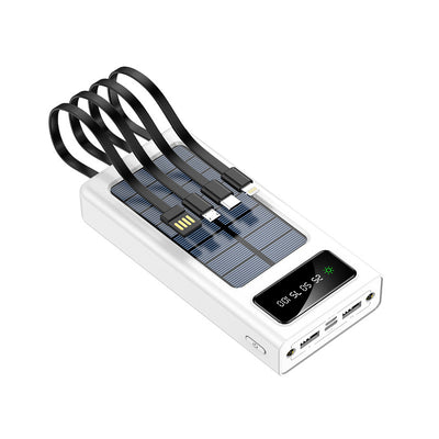 Cargador Solar Triplo con Pantalla Digital y Cable Cuádruple - Image 7