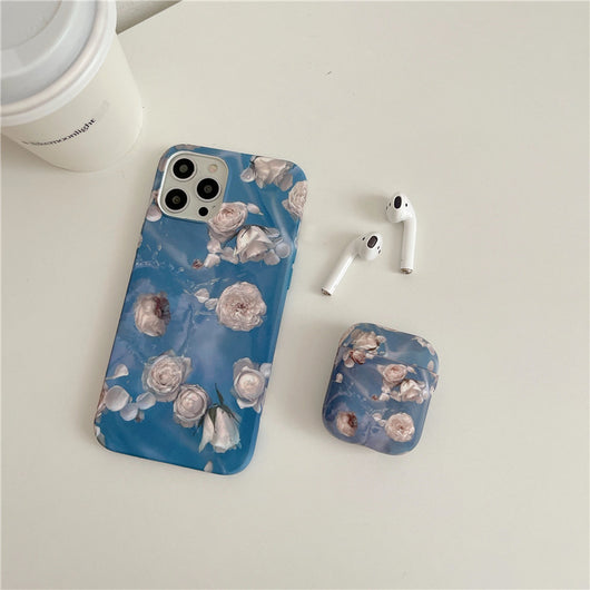 Funda iPhone 12 con Diseño de Flores al Óleo - Image 8