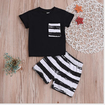 Conjunto Casual de Verano para Niño: Camiseta y Pantalones Cortos - Image 7
