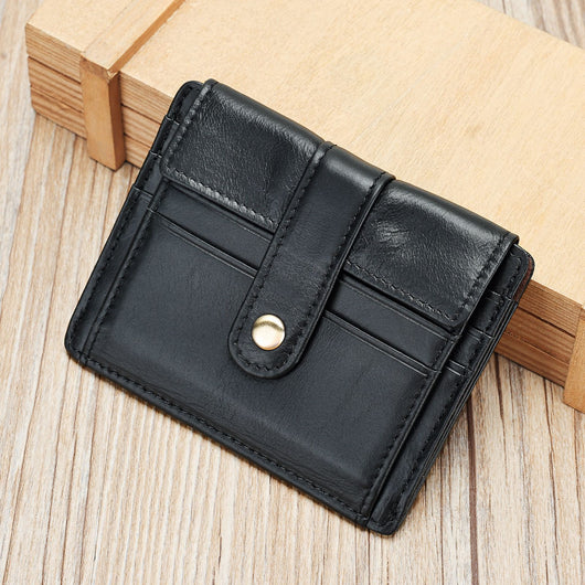 Cartera Minimalista de Cuero para Monedas y Tarjetas de Transporte - Image 7