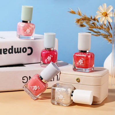 Esmalte de Uñas Blanco Secado Rápido a Base de Agua - Larga Duración sin Horno