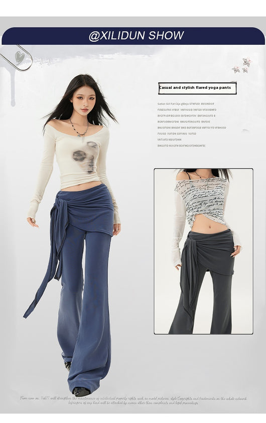 Pantalones Acampanados Cintura Baja Slim Fit - Image 27