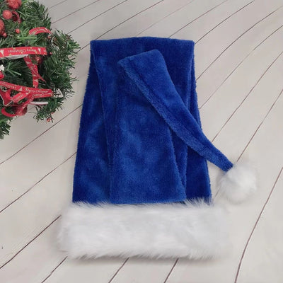 Gorro Navideño Extralargas Papá Noel Felpa Blanca para Disfraz y Decoración - Image 15