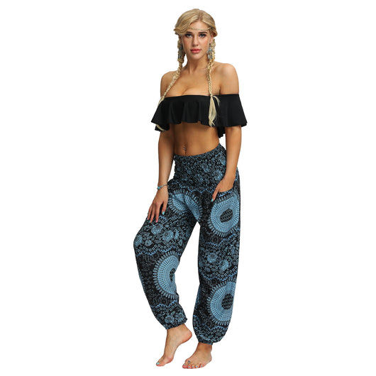Pantalones de Yoga con Estampado Étnico para Mujer - Image 13