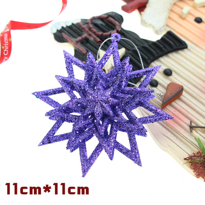 Adorno Navideño Colgante con Polvo Brillante - Image 9
