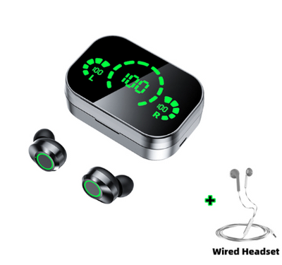 Audífonos Inalámbricos TWS con Pantalla Digital Inteligente y Luz Respirante - Image 9