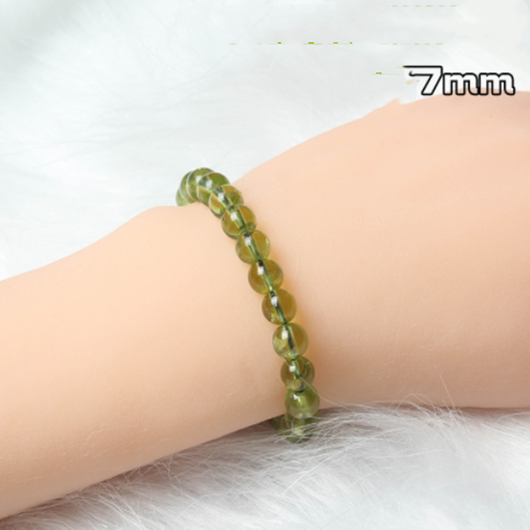 Pulsera de Cristal Peridoto Verde Hielo para Mujer - Image 9