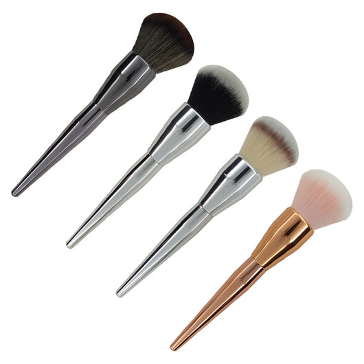 Brocha de Polvo Grande Oro Rosado - Aplicación Profesional - Image 11