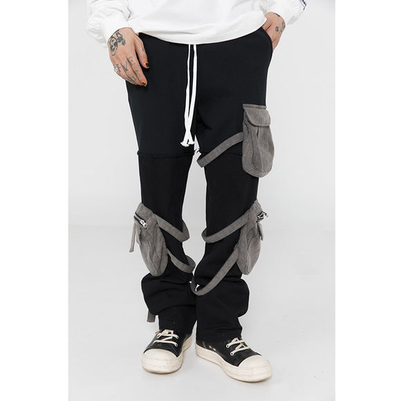 Pantalón Cargo Camuflado con Múltiples Bolsillos de Diseño Urbano