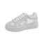 Zapatillas Blancas de Suela Gruesa y Brillantes