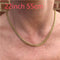 Classique Corde Cha Ne Hommes Collier Largeur 22inch 55cm