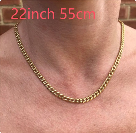Collar de Cadena Clásica Ancha para Hombre - Image 20