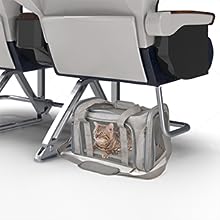 Transportín Suave Plegable para Gatos y Perros Pequeños hasta 7 kg - Gris - Image 12