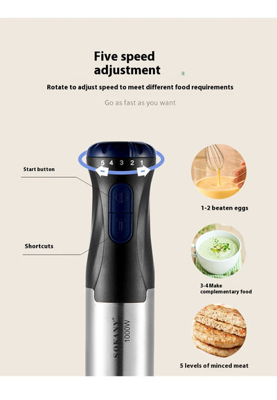 Batidora Eléctrica Multifunción para Frutas y Suplementos - Image 11