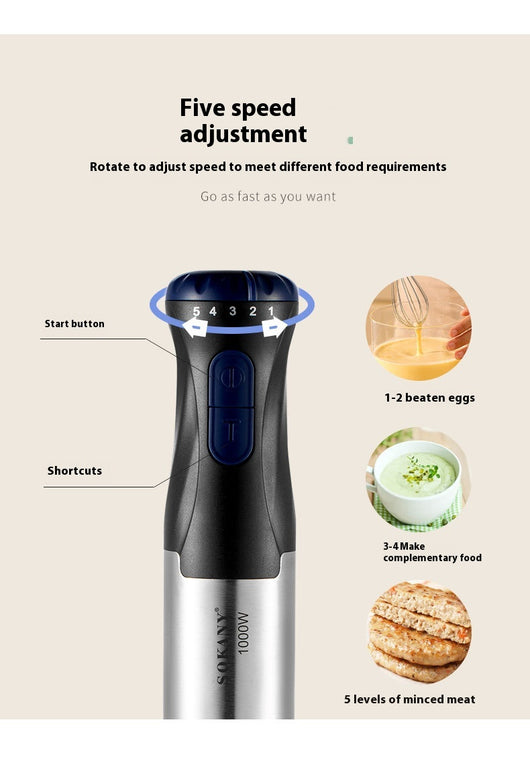 Batidora Eléctrica Multifunción para Frutas y Suplementos - Image 11