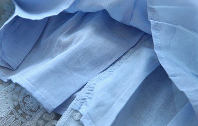 Vestido Princesa de Encaje Manga Corta Primavera Otoño - Image 11