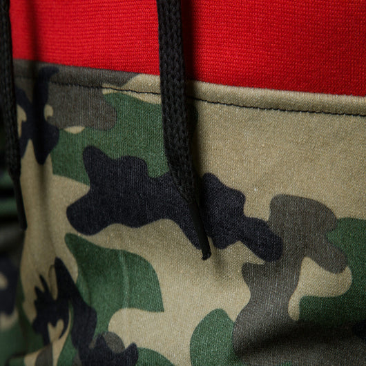 Suéter Hombre Camuflaje con Detalles de Costura y Cuello Redondo - Image 11