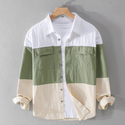 Camisa Casual de Algodón con Costuras Reforzadas para Hombre - Image 5