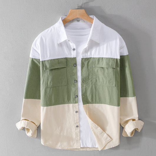 Camisa Casual de Algodón con Costuras Reforzadas para Hombre - Image 5