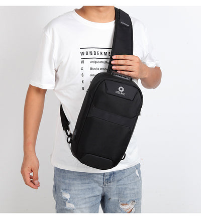 Bolsa Mensajera Deportiva Antirrobo con Compartimento de Pecho - Image 14