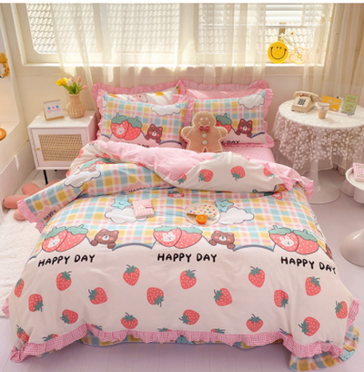 Funda Nórdica Infantil 100% Algodón con Diseño de Princesas para Dormitorio - Image 11