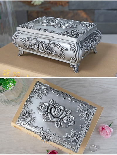 Caja Joyero Retro con Cerradura - Organizador de Joyas y Accesorios - Image 8
