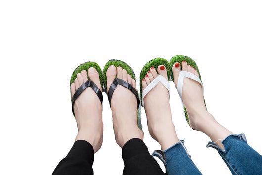 Pantuflas de Césped Artificial para Parejas - Cómodas Zapatillas de Casa y Playa - Image 5