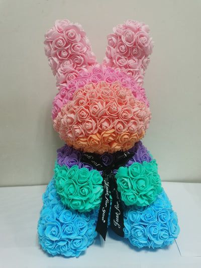 Conejo de Rosas Eternas 45cm - Regalo Romántico para San Valentín, Bodas y Celebraciones - Image 9