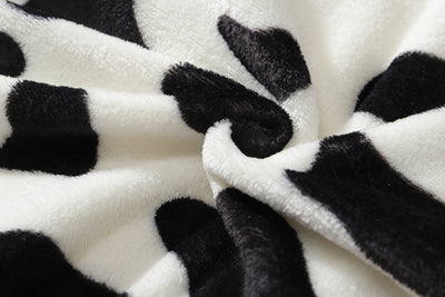 Abrigo Reversible de Peluche Vaca y Panda - Doble Cara para Invierno - Image 22