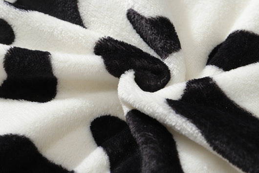 Abrigo Reversible de Peluche Vaca y Panda - Doble Cara para Invierno - Image 22