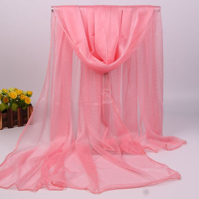 Foulard Largo de Gasa para Mujer - Protección Solar y Estilo Versátil - Image 39