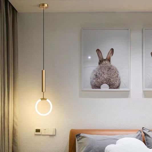 Lámpara Colgante U Minimalista Nórdica para Mesita de Noche - Image 2
