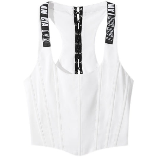 Conjunto Retro Tank Top y Jeans Acampanados - Image 6