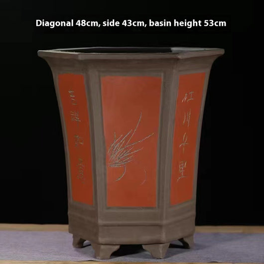 Maceta de Cerámica Púrpura Extragrande para Plantas de Interior - Image 18