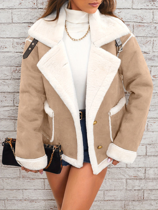 Chaqueta Polar con Cuello Tipo Polo - Abrigo Casual para Invierno - Image 7