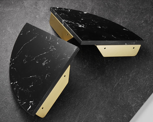 Repisa Triangular de Mármol Estilo Nórdico Minimalista para Baño - Image 25