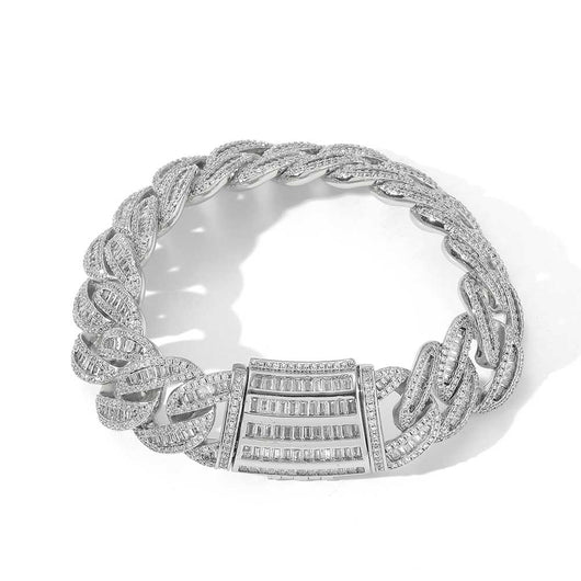 Cadena Cubana Miami 15mm-20mm Chapada en Oro Real con Cierre Tipo Buckle - Image 8