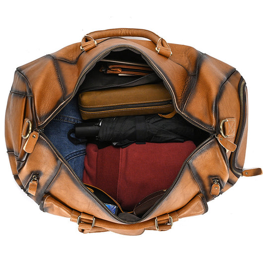 Bolsa de Viaje en Cuero Curtido al Vegetal para Hombre - Image 26