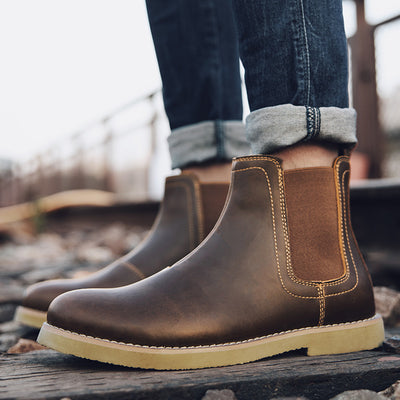Botas Chelsea Dr Martens Estilo Británico Casual para Hombre - Image 10