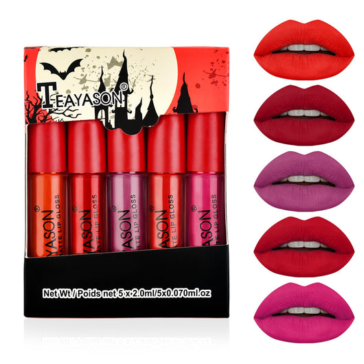 Set Mini de 5 Labiales Gloss Mate - Colores Intensos y Larga Duración - Image 7