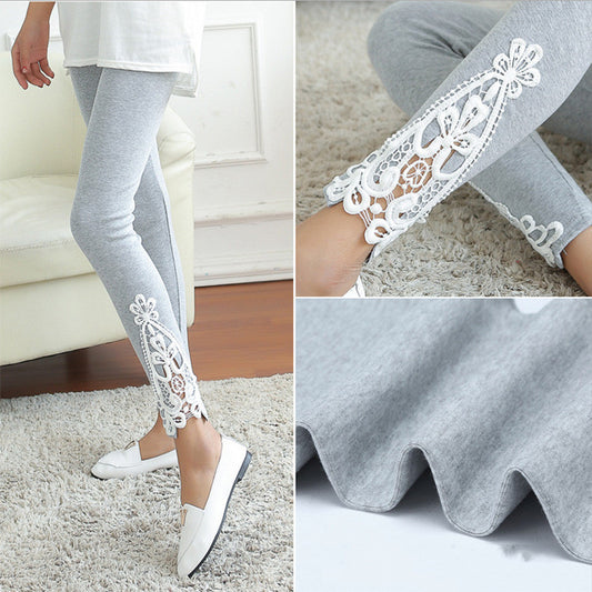 Leggins Reductores con Encaje Lateral Triangular - Image 2
