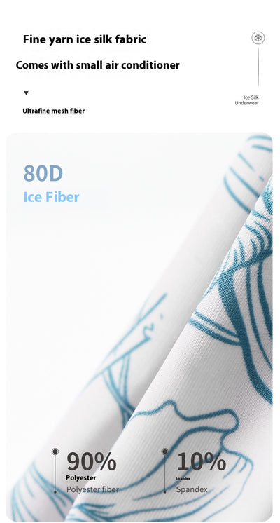 Bóxers de Seda de Hielo para Hombre - Pantalones Cómodos para Casa - Image 17