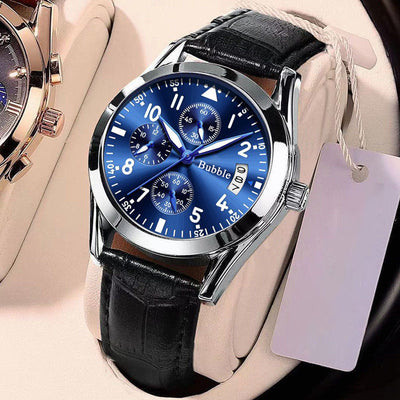 Reloj Automático de Cuarzo Luminoso Resistente al Agua con Seis Agujas para Hombre - Image 10