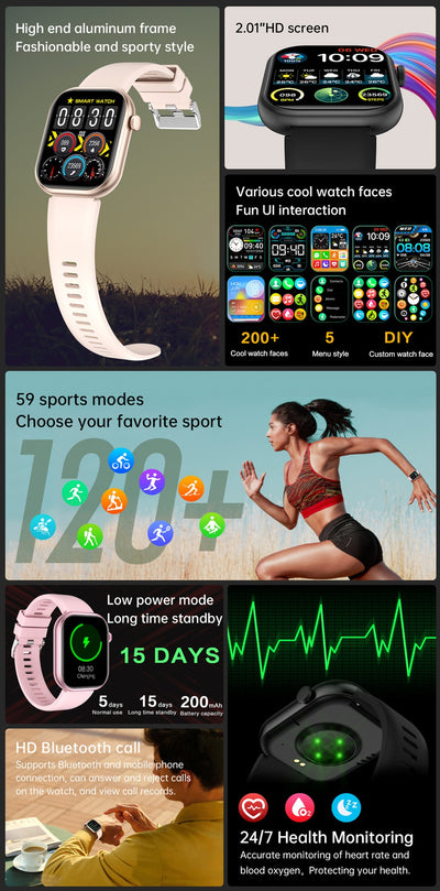 Reloj Inteligente Deportivo G20 con Pantalla Grande - Image 20